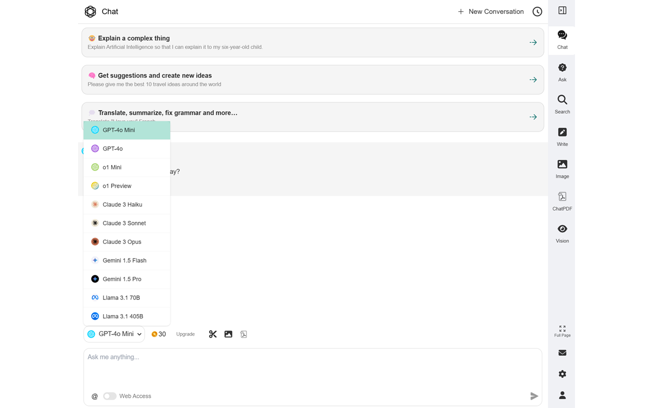 Chat GPT for Chrome with Claude Sonnet & DeepSeek R1截图3
