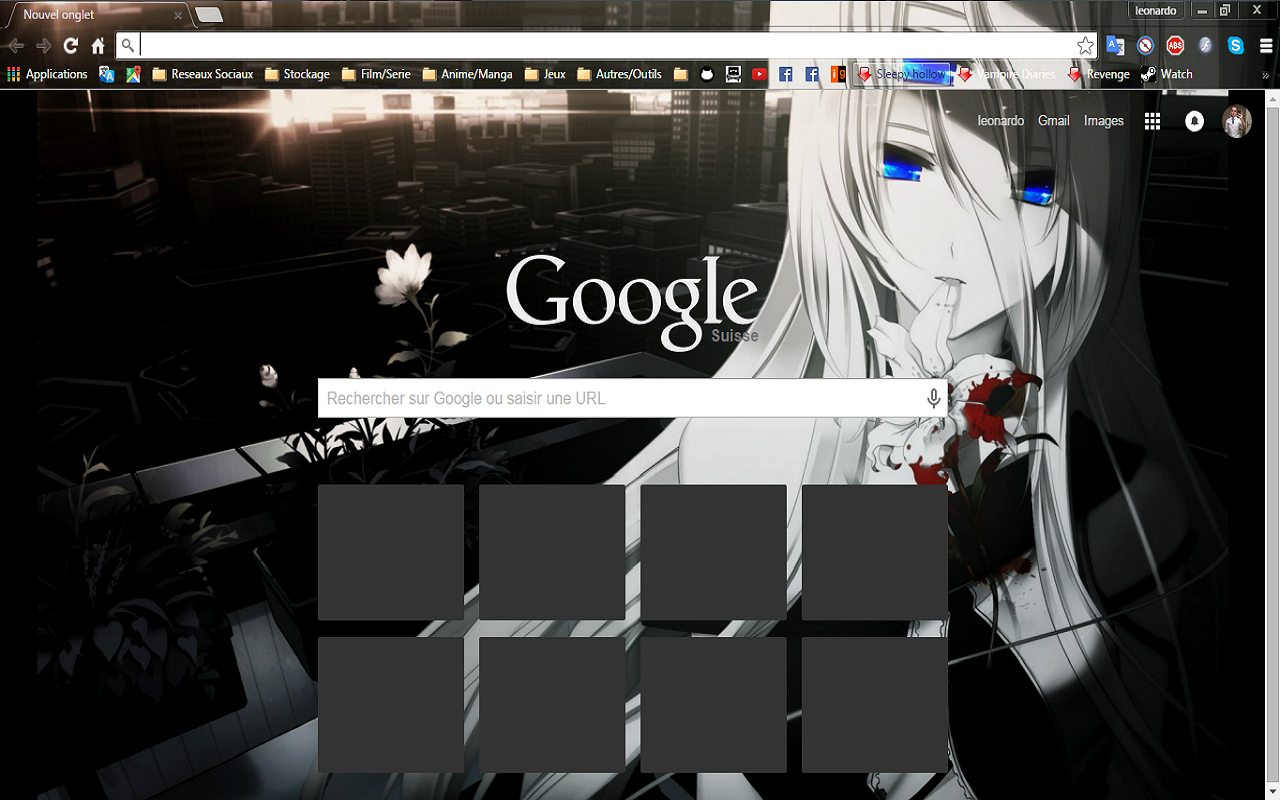 Awesome Anime White Edition Theme截图3