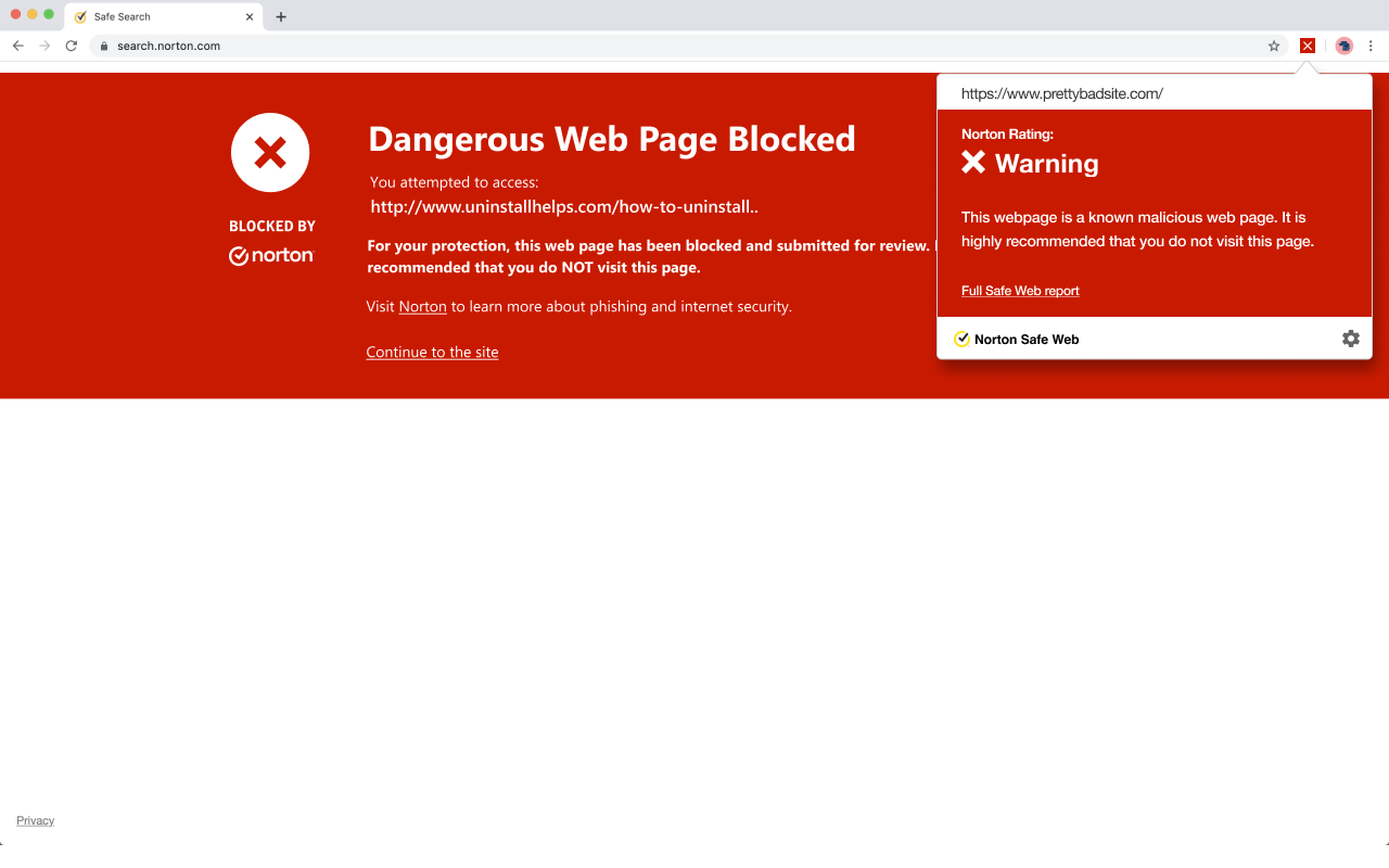 Norton Safe Web截图2
