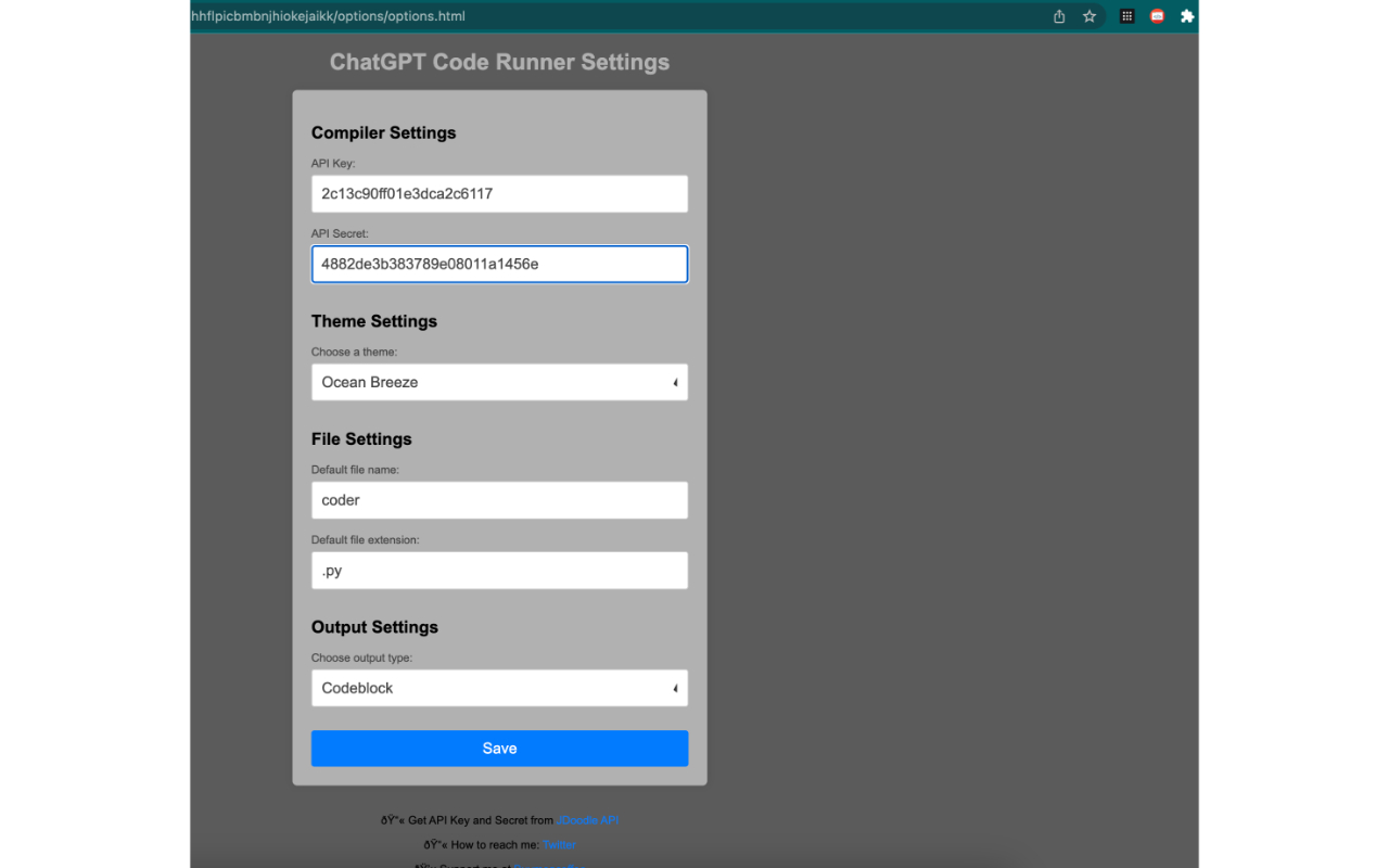 ChatGPT Code Runner截图5