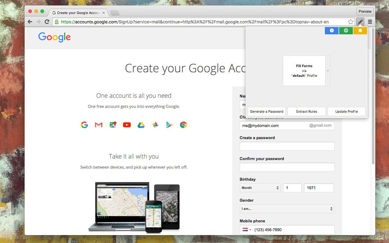 AutoFill Forms截图3