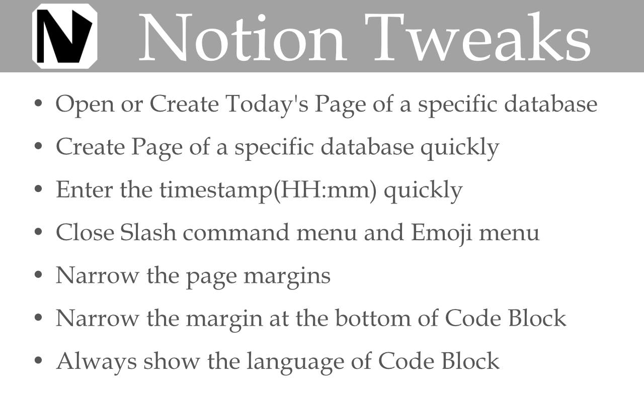 Notion Tweaks截图1