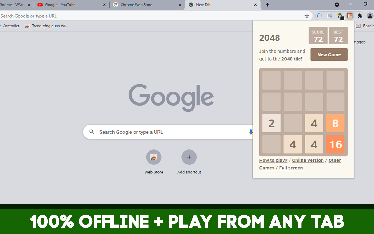 Classic 2048 Offline Game截图1
