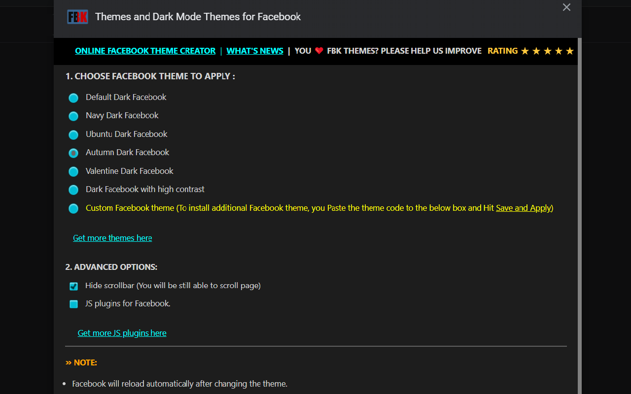 Themes for Facebook and Picture in Picture截图3