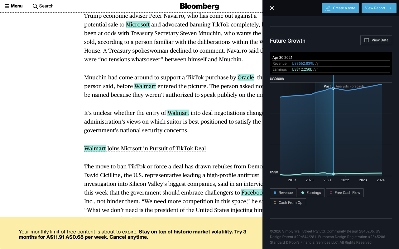 Stock Analysis Overlay (Simply Wall St)截图2