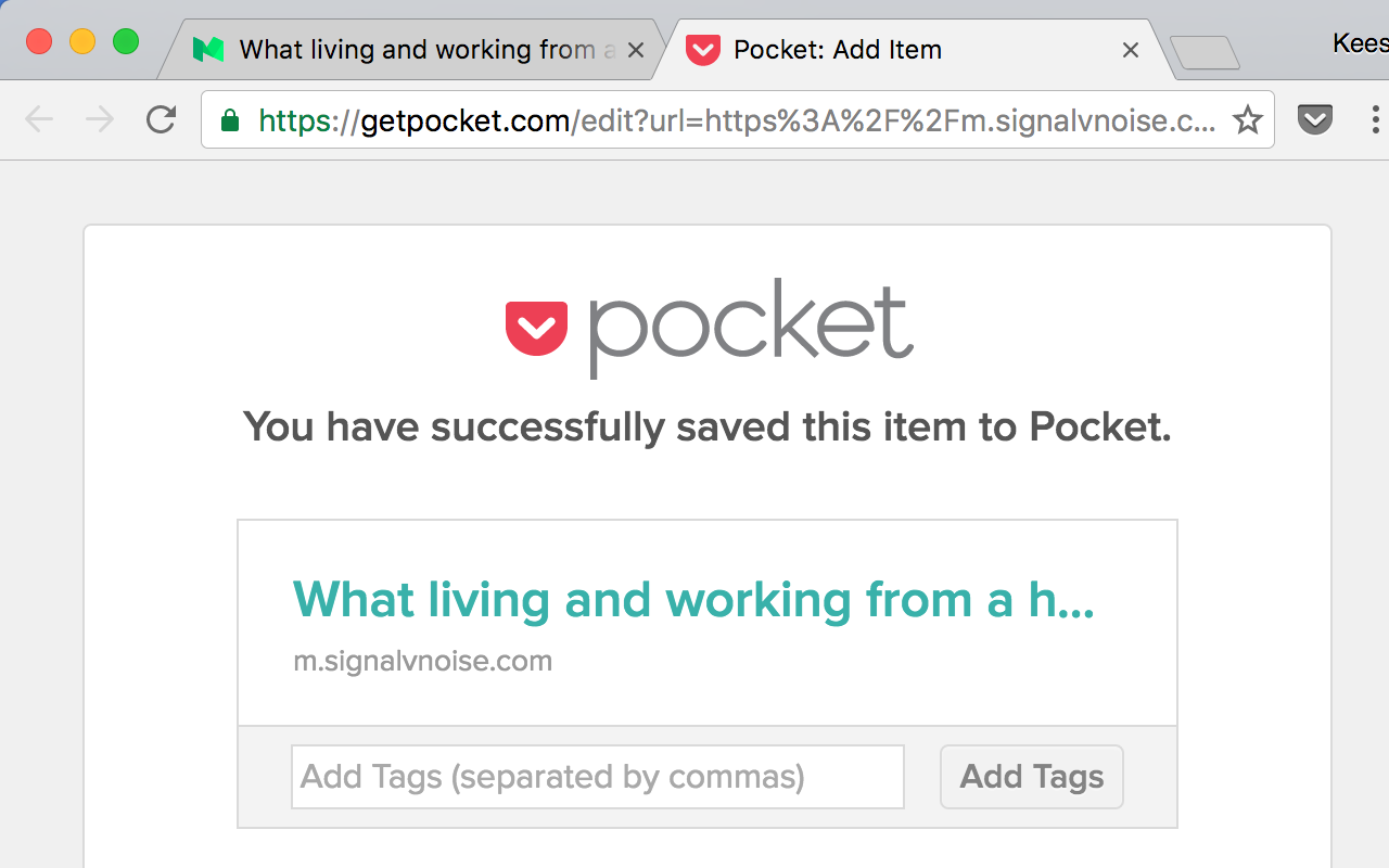 Save to Pocket - Privacy Edition截图1