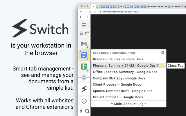 Switch Workstation Tab Manager截图3