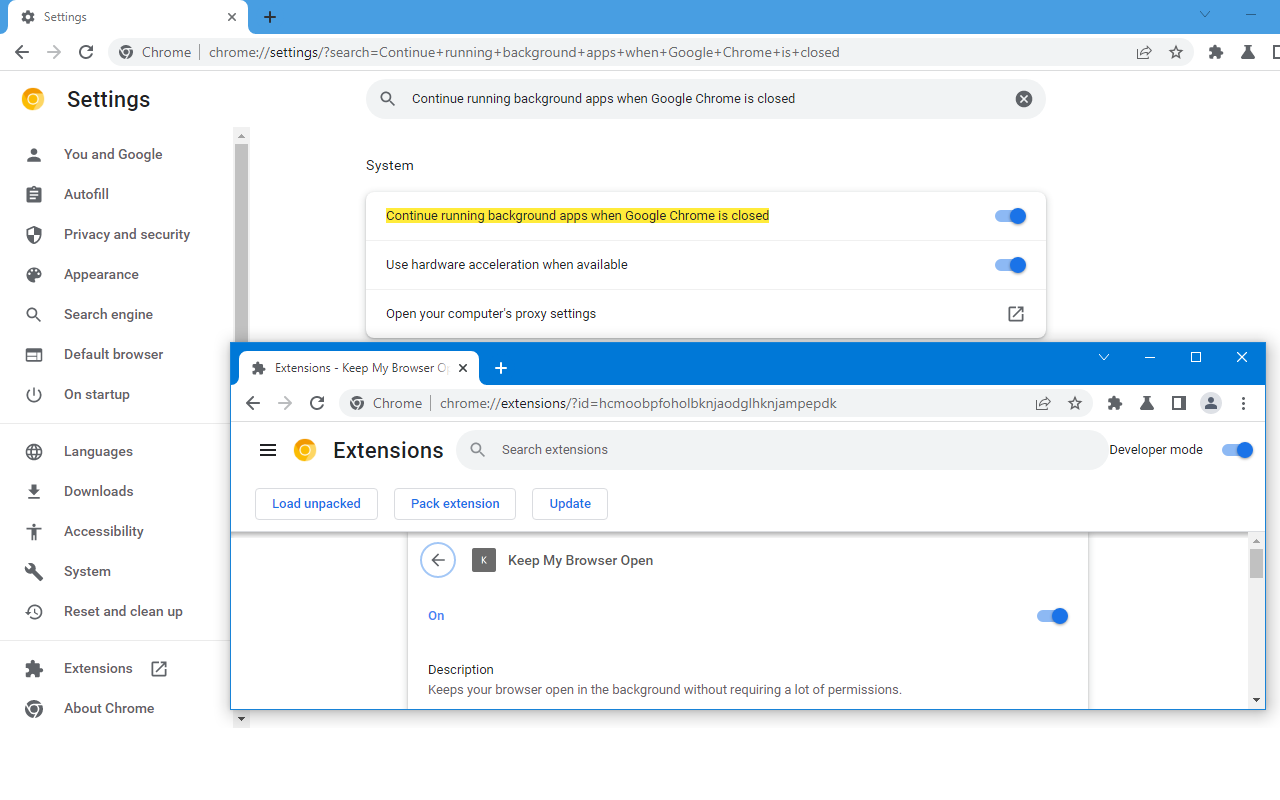 Keep My Browser Open截图1