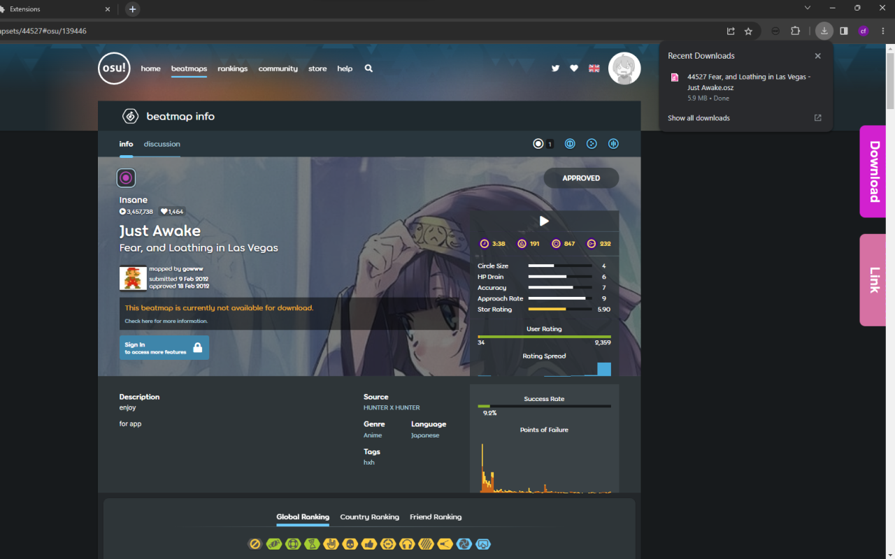 Joak's osu mirror download截图1
