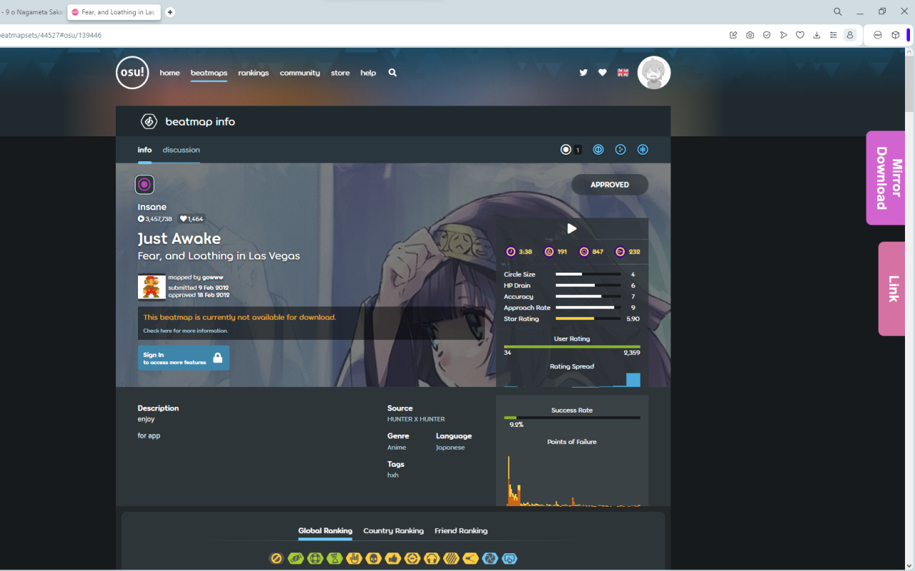 Joak's osu mirror download截图3