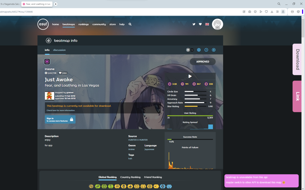 Joak's osu mirror download截图4