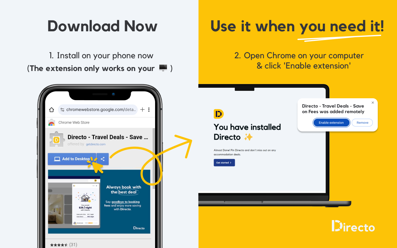Directo - Travel Deals - Save on Fees截图1