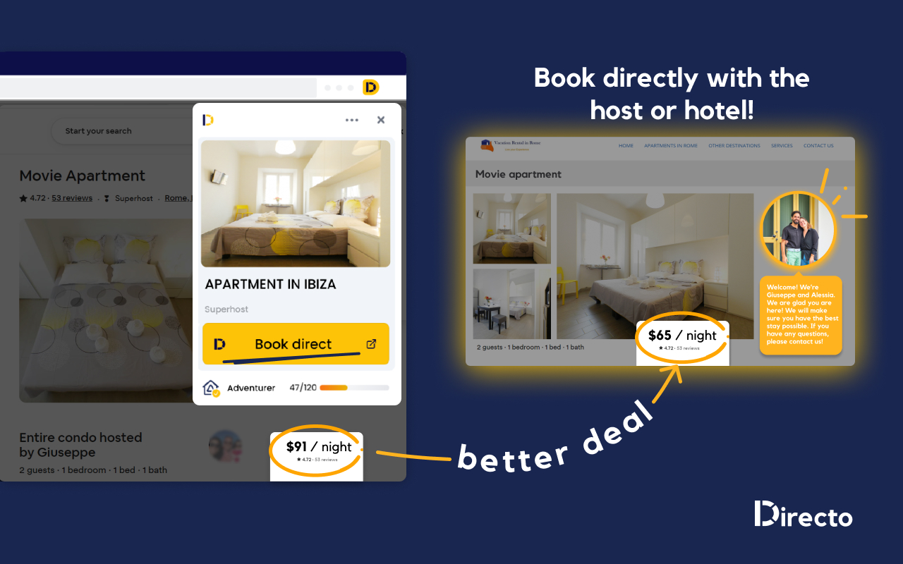 Directo - Travel Deals - Save on Fees截图2