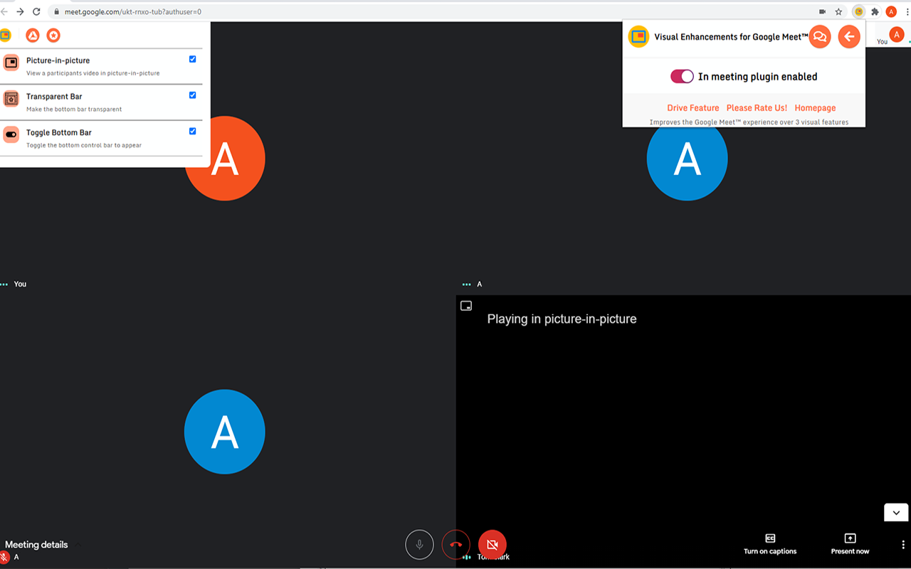 Google Meet™的视觉增强截图1