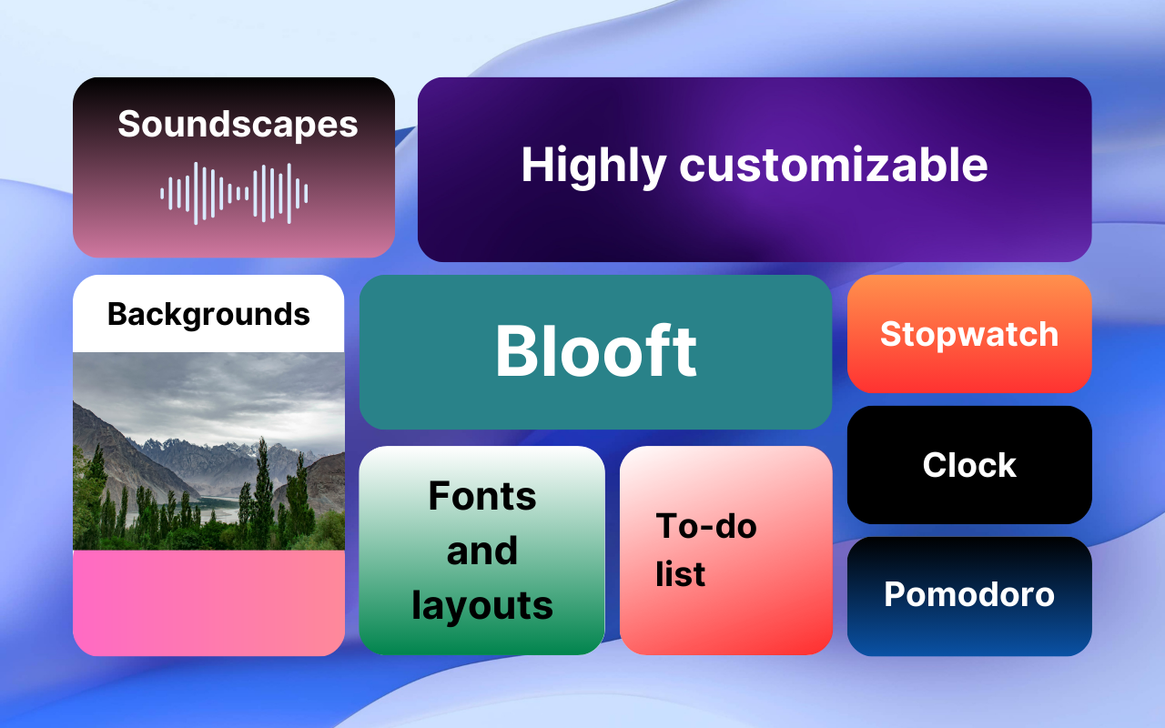 Blooft - Beautiful New Tab截图2