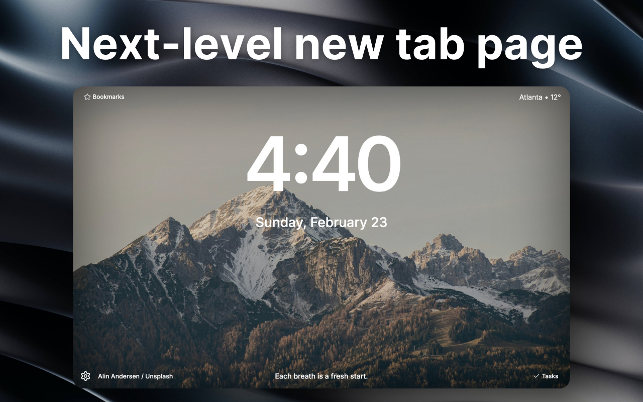 Blooft - Beautiful New Tab截图3