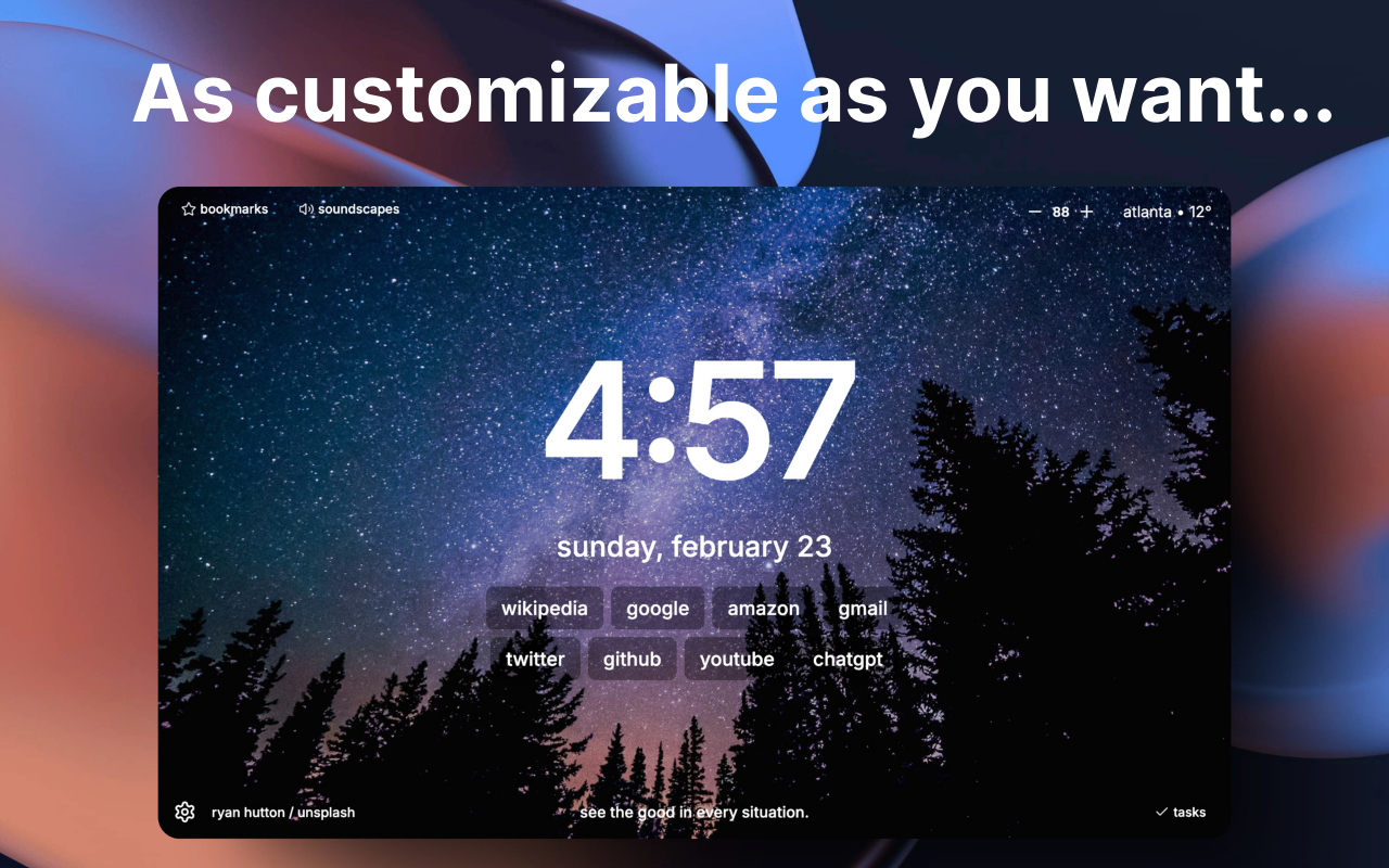 Blooft - Beautiful New Tab截图4