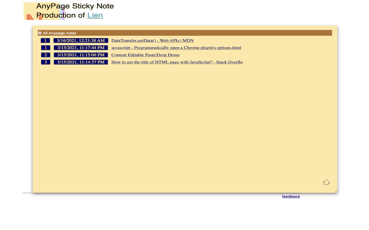 AnyPage Sticky Note截图2