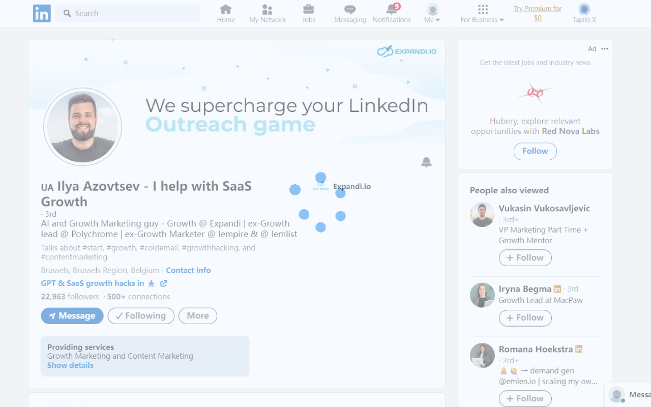 CRM 与 LinkedIn for Salesforce 集成截图3