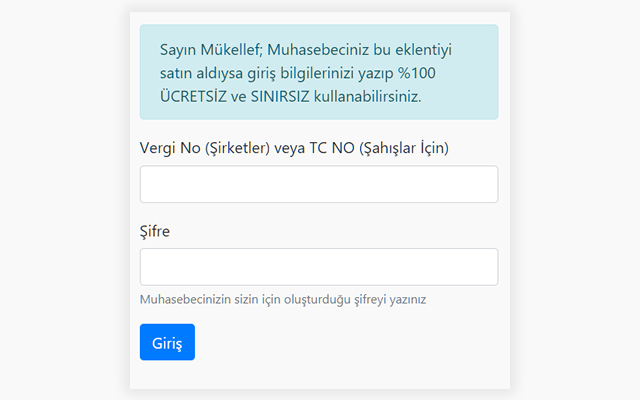 E-Mükellef Toolbar截图1
