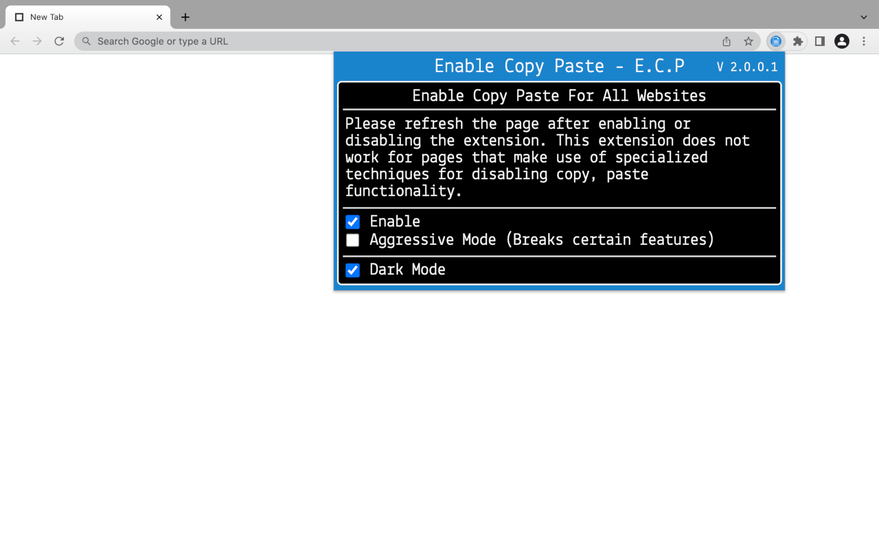 Enable Copy Paste - E.C.P截图1