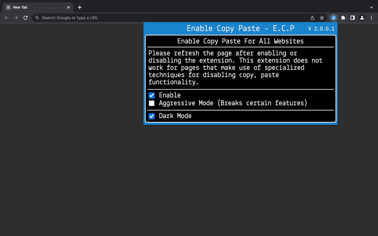 Enable Copy Paste - E.C.P截图3