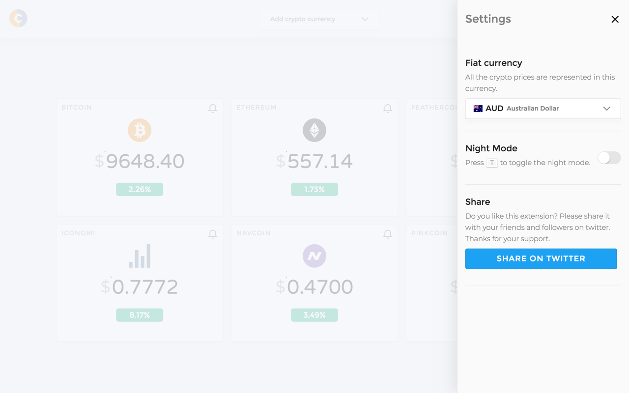 Crypto Price Tracker截图1