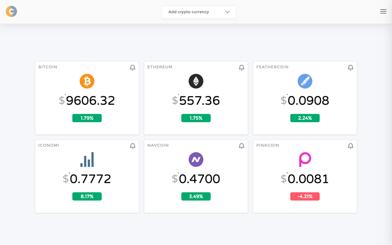 Crypto Price Tracker截图2