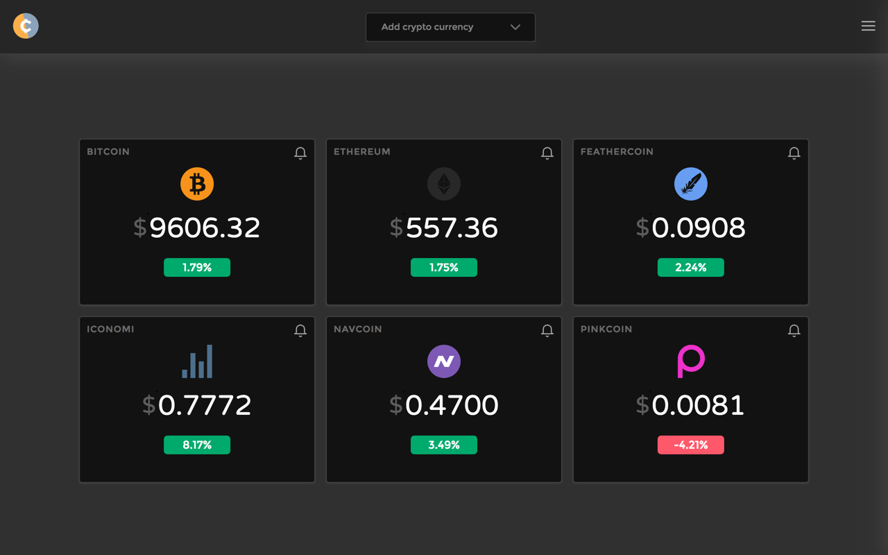 Crypto Price Tracker截图3