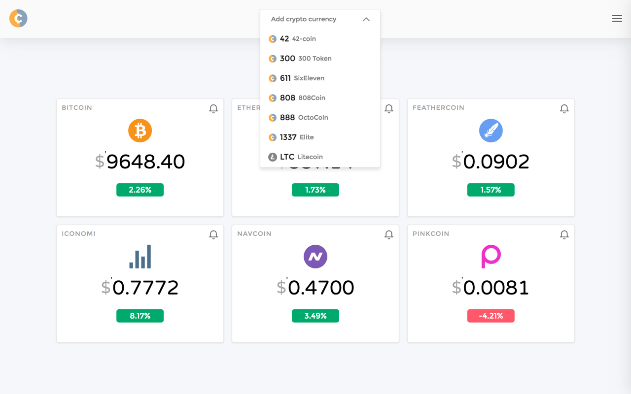 Crypto Price Tracker截图4