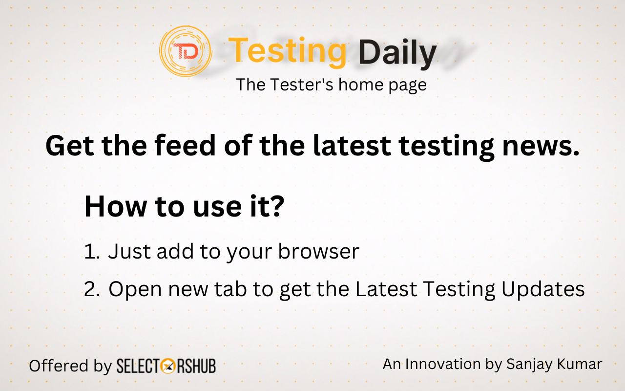 Testing Daily | The Tester's Home Page截图3