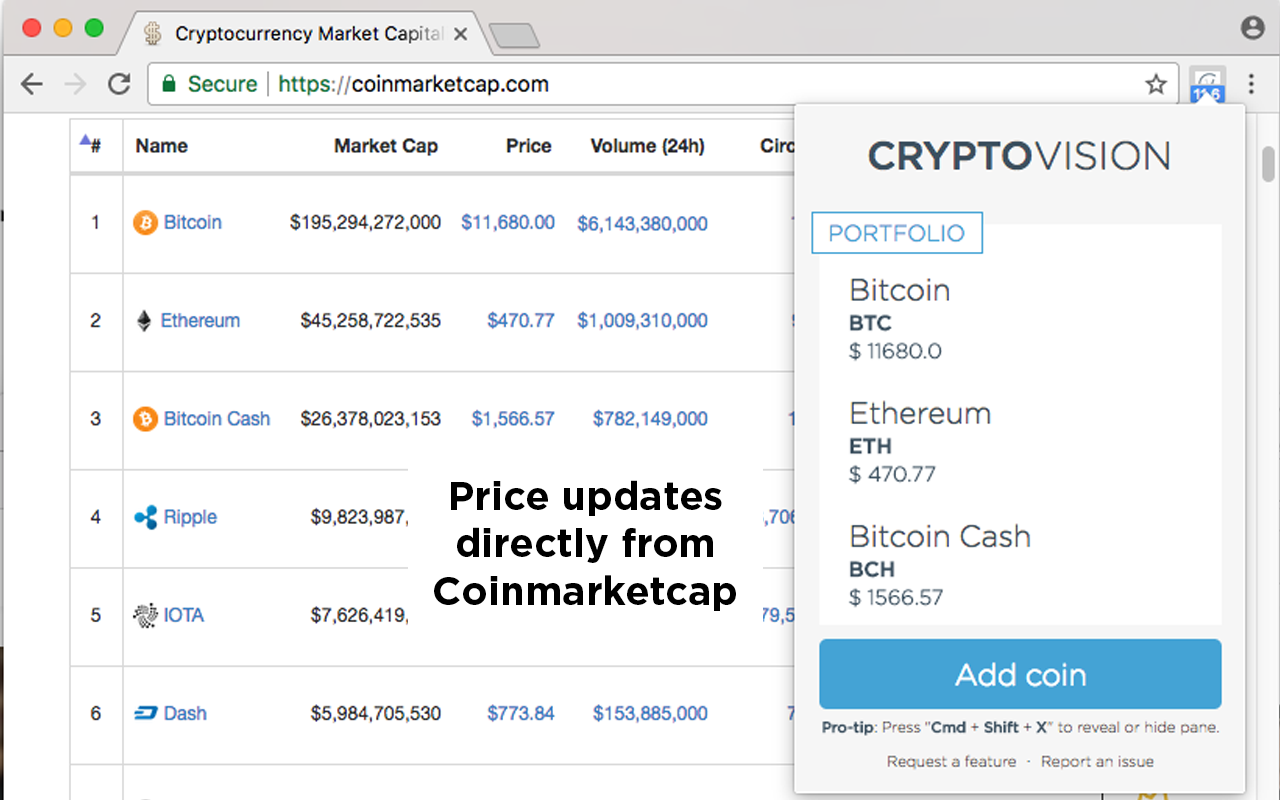 CryptoVision - Portfolio Tracker截图4