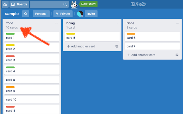 Card counter for Trello截图2