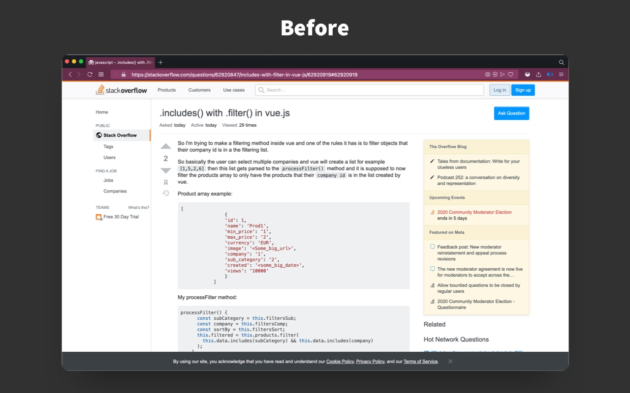 StackOverflow focus截图2