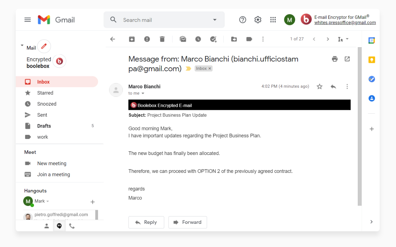 E-mail Encryptor for GMail截图3