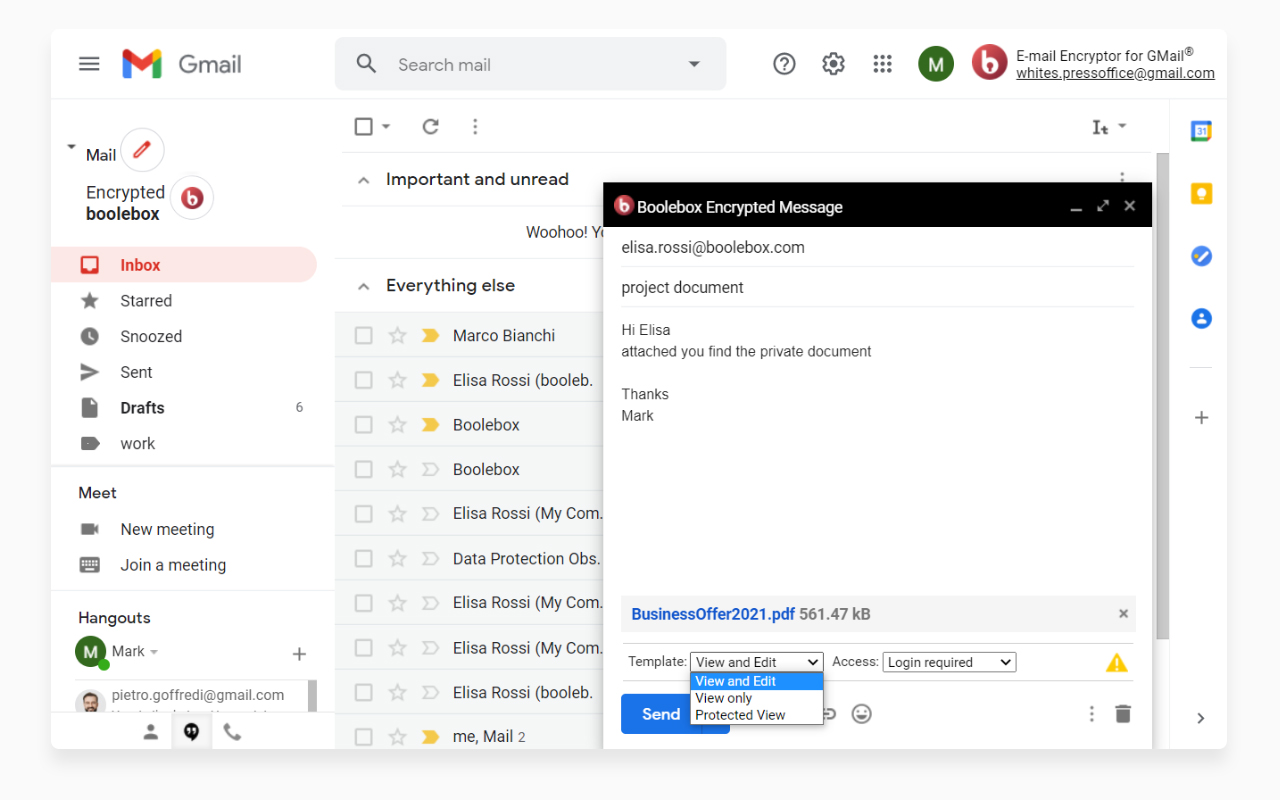 E-mail Encryptor for GMail截图4