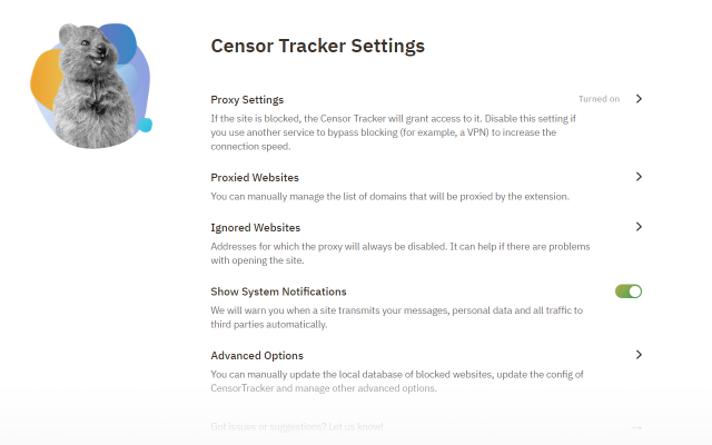 Censor Tracker – Proxy for Privacy & Security截图1