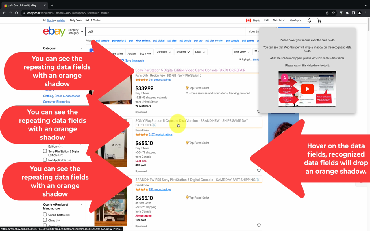 Web Scraper, Easy, Visual Web Data Extractor截图3