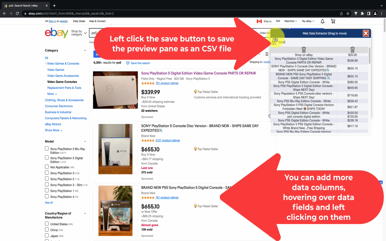 Web Scraper, Easy, Visual Web Data Extractor截图5