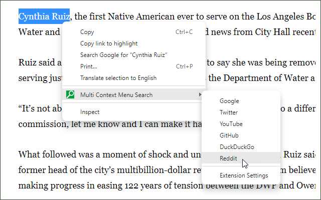 Multi Context Menu Search截图3