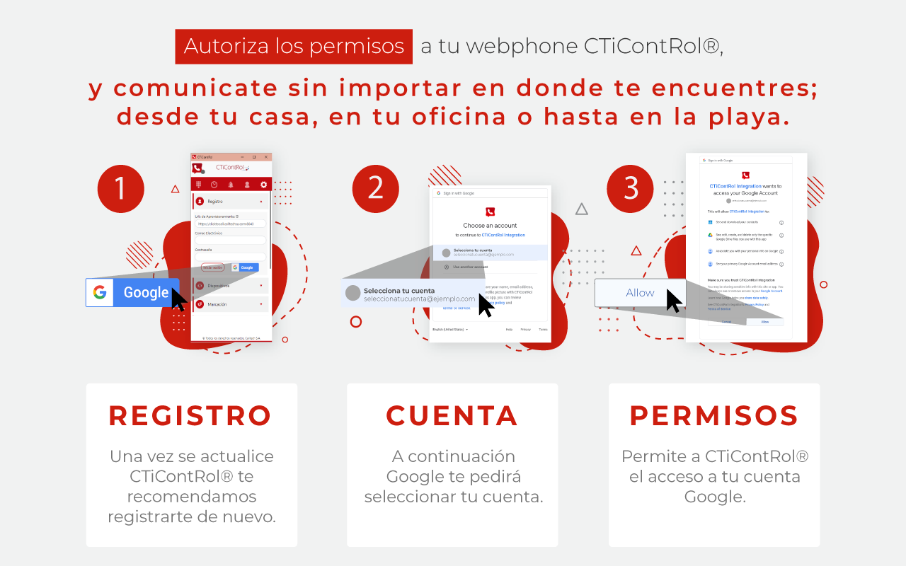 CTiContRol® Webphone para Google Workspace截图1