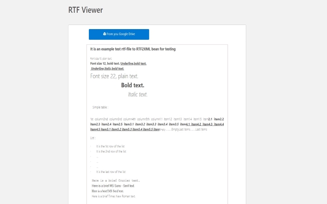 适用于Google Chrome™的RTF查看器截图2