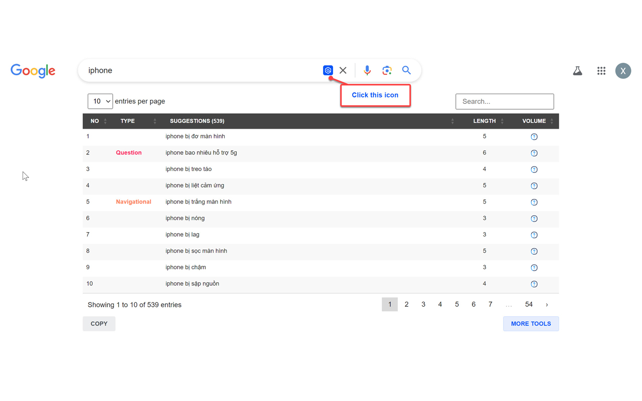 Keyword Planner - Keyword Shitter Tool截图2