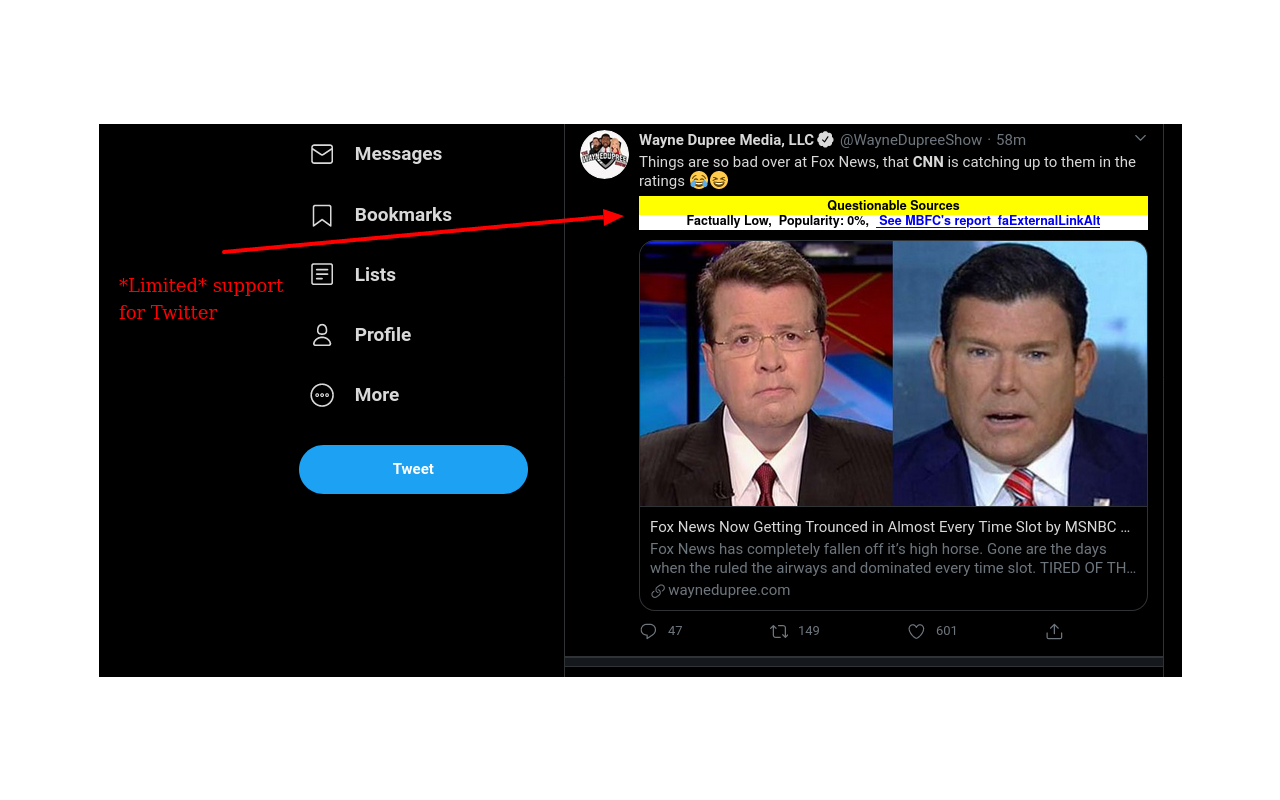 Media Bias Fact Check截图2