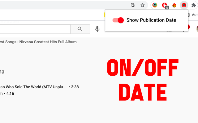 Youtube date hider截图2