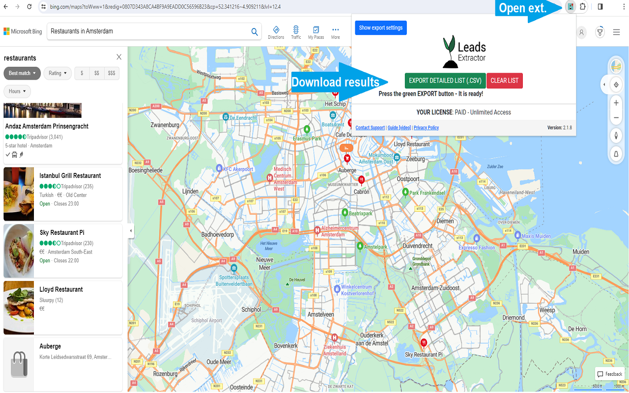 Maps Extractor by Leads Extractor截图1