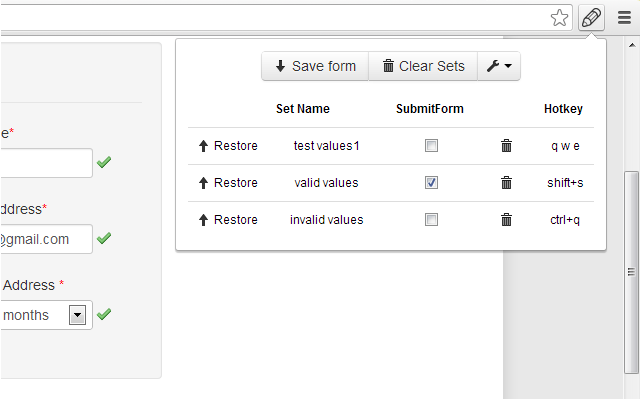 Web Developer Form Filler截图1