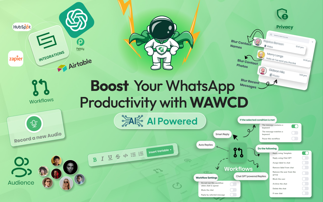 WAWCD: WhatsApp™ CRM by Spadasoft截图2