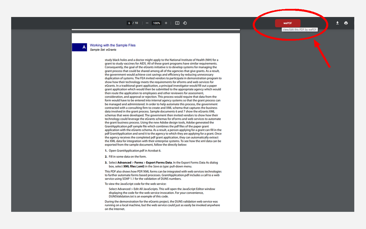 WebAssembly PDF Viewer Editor截图2