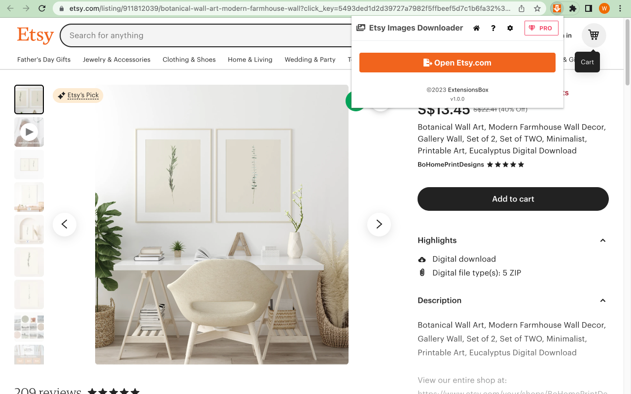 Etsy图片下载器截图1